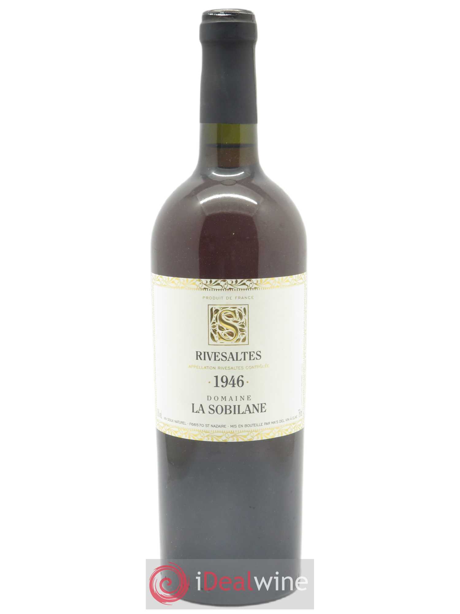 Rivesaltes La Sobilane (Domaine)  1946 - Lot de 1 Bouteille
