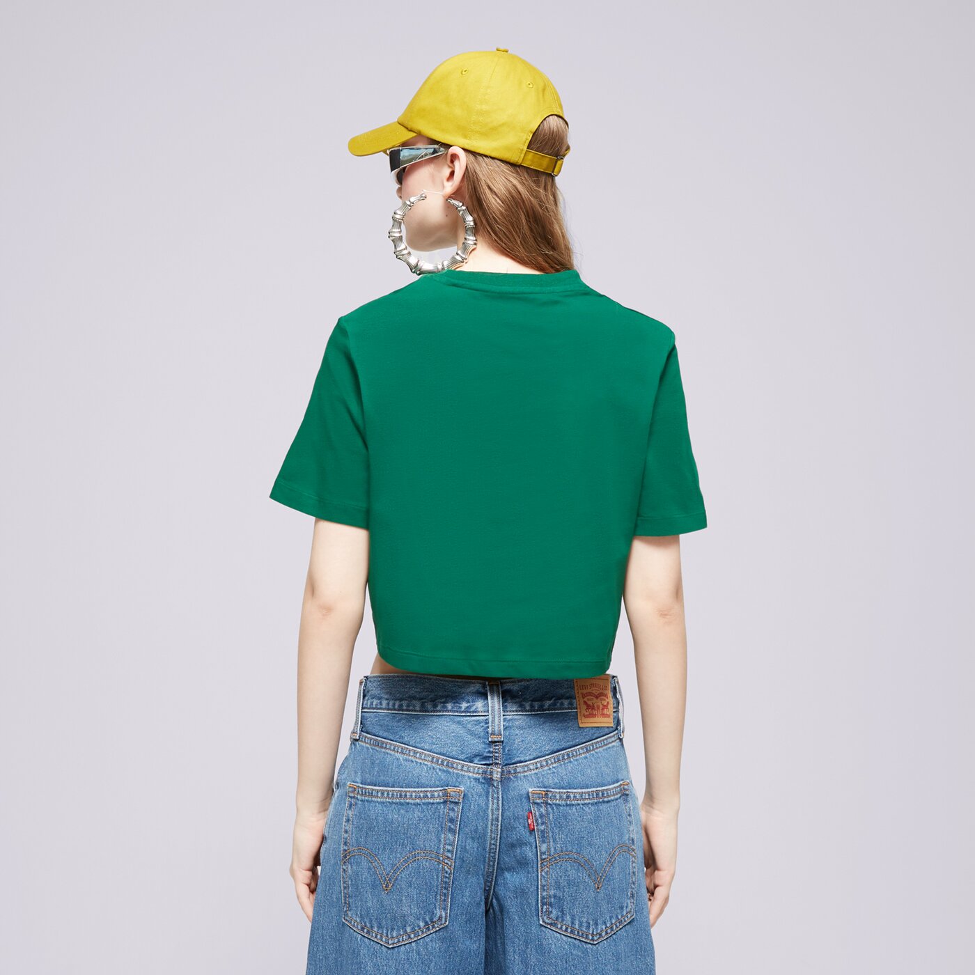 REEBOK T-SHIRT REEBOK IDENTITY BIG LOGO CROP TEE Grün
