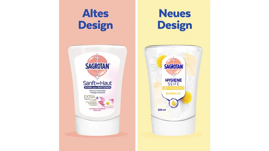 Sagrotan No-Touch Extra Pflege Lotus & Kamille Nachfüllung 250 ml