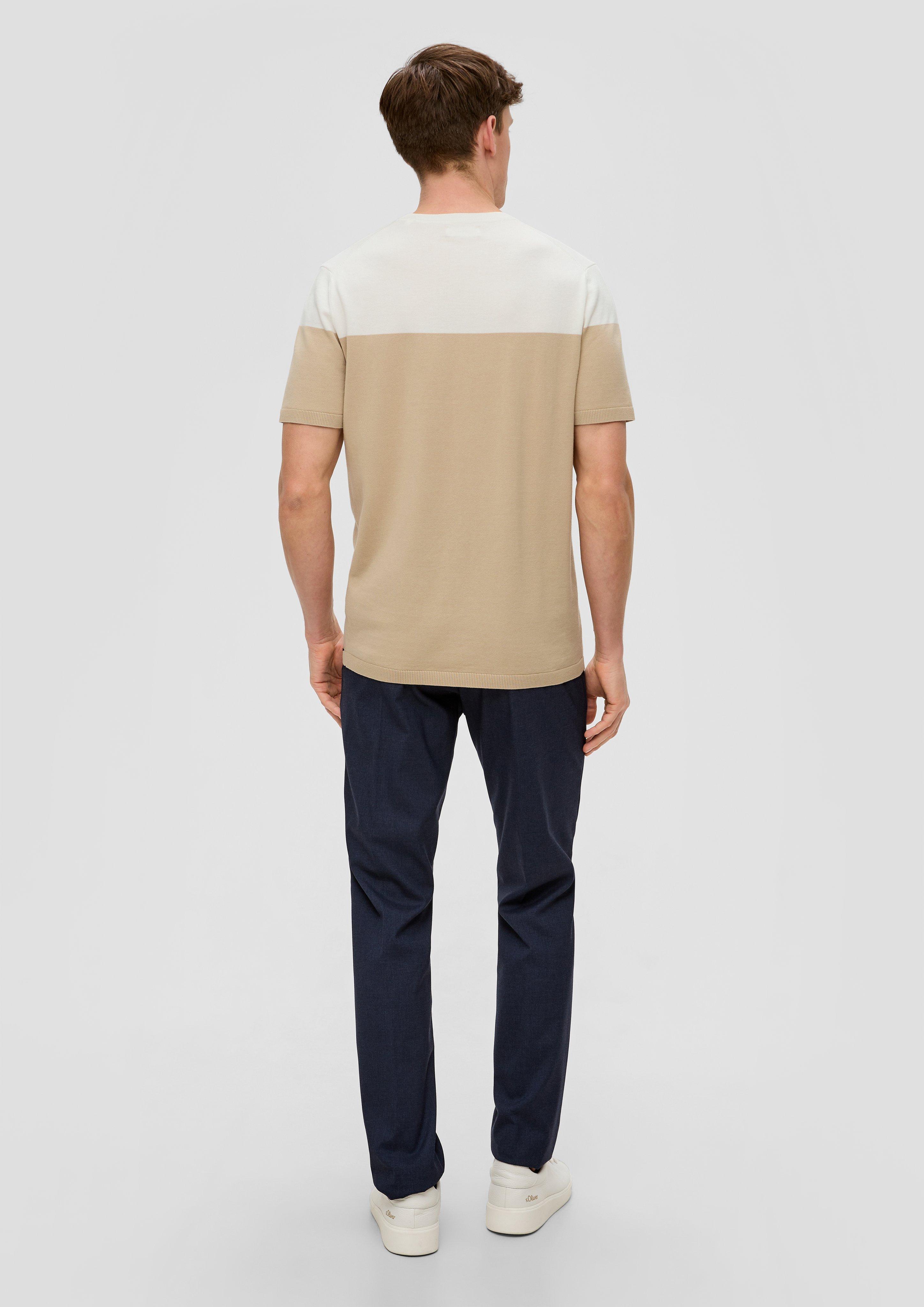 Strickshirt mit Colour-Blocking  2142963-81G0