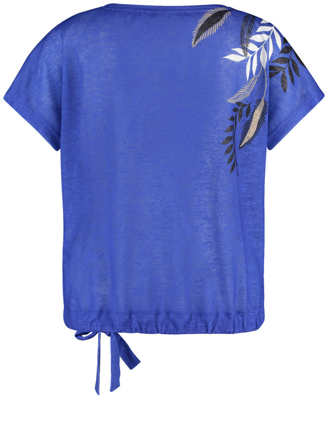 Legeres Shirt mit Saum-Tunnelzug