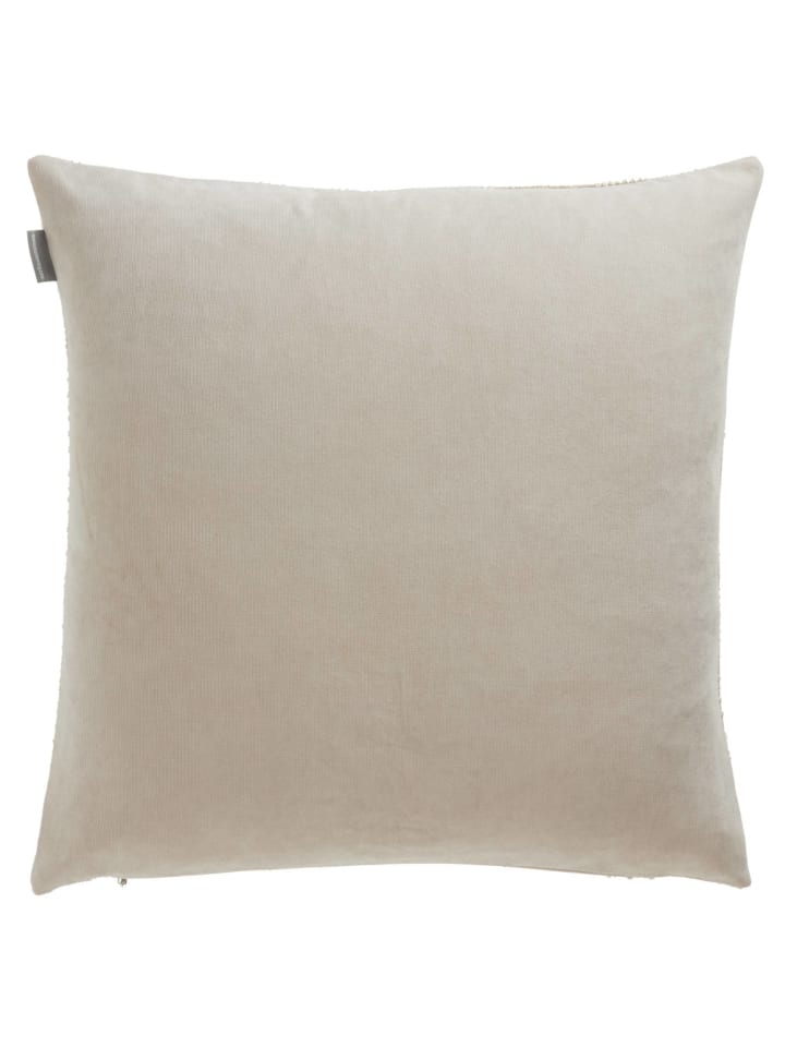 Musterring Zierkissenhülle TWIST in Beige günstig kaufen 45 x 45 cm