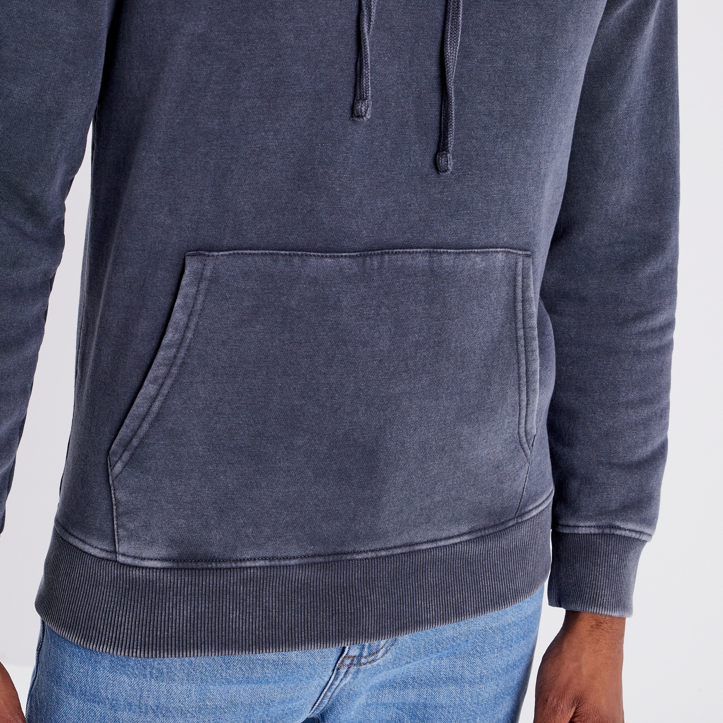 Sweat à capuche hoodie Liberto gris homme | La Halle