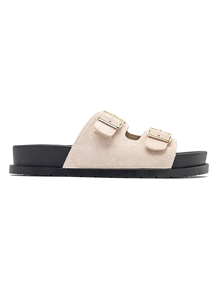 Sixth Sens Pantoletten in Beige günstig kaufen