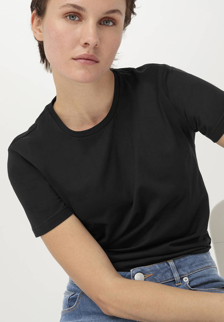 Kurzarm-Shirt aus reiner Bio-Baumwolle