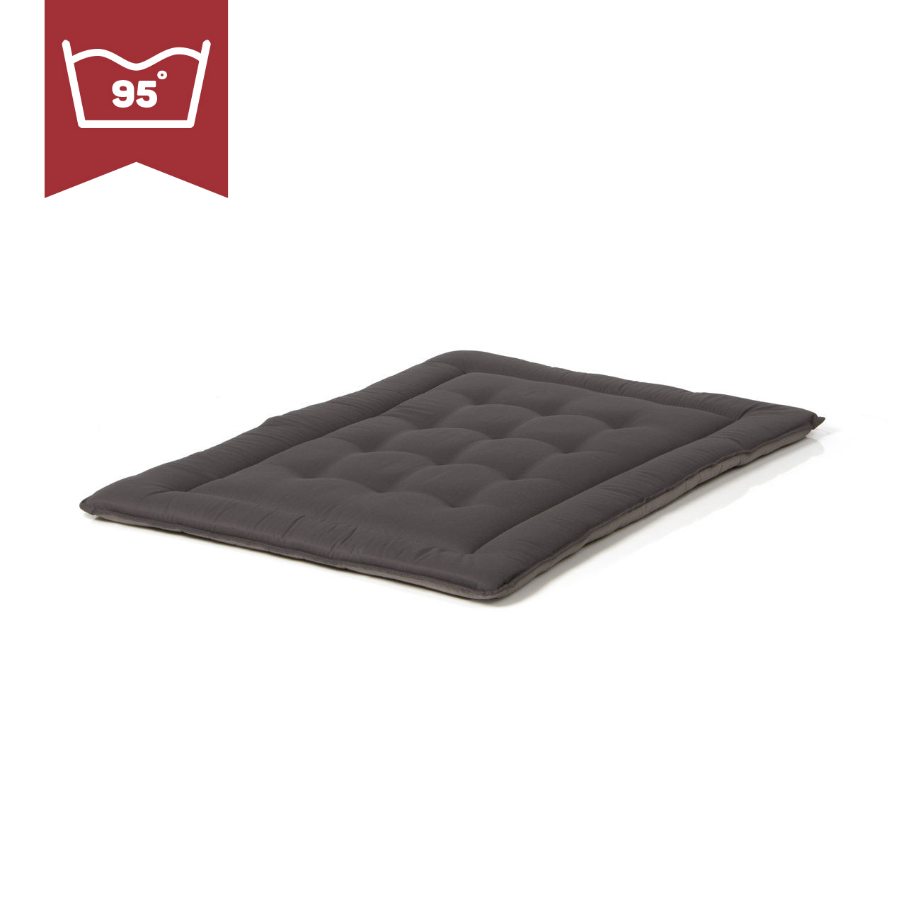 Wallace & Jones Hundebetten Wallace & Jones gepolsterte Wendedecke Shepherd hellgrau/ dunkelgrau XL