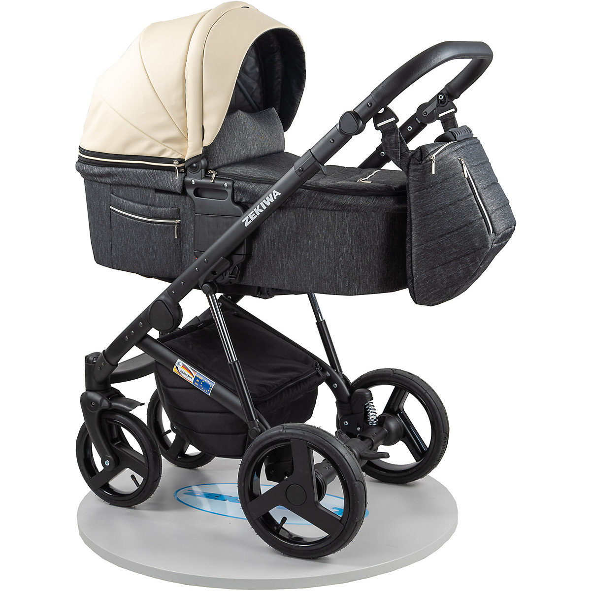Kombi Kinderwagen Brilliant, 2 in1, Beige/Graphit
