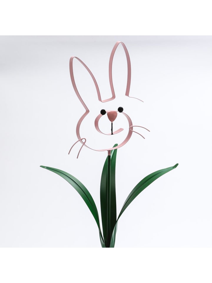 MARELIDA Hase BUNNY Osterhase Beetstecker Gartendeko H: 61,5cm in rosa günstig kaufen onesize