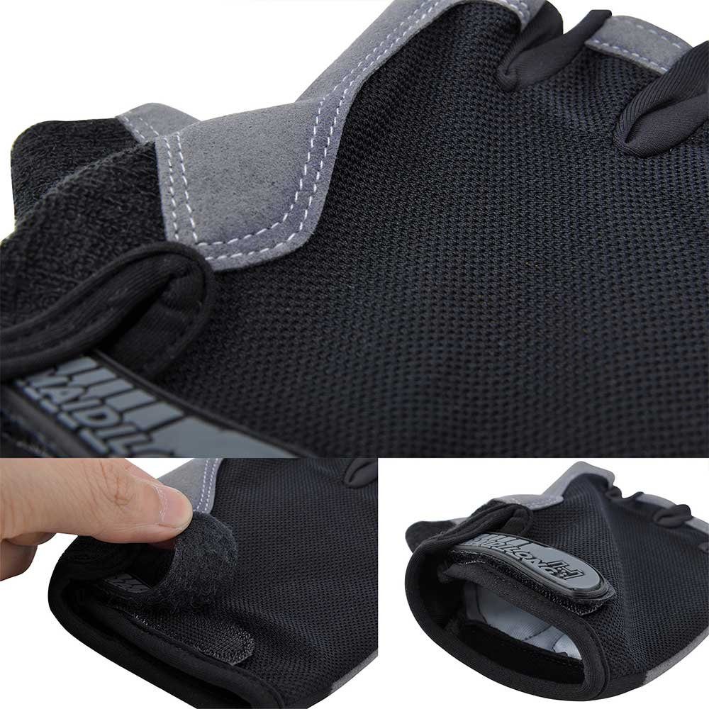 Sunicol Fahrradhandschuhe Fingerlose Halbfinger Handschuhe,für Outdoor Fahrrad MTB Radsport (set) Radfahren Fitnessstudio Joggen Bewegungstraining