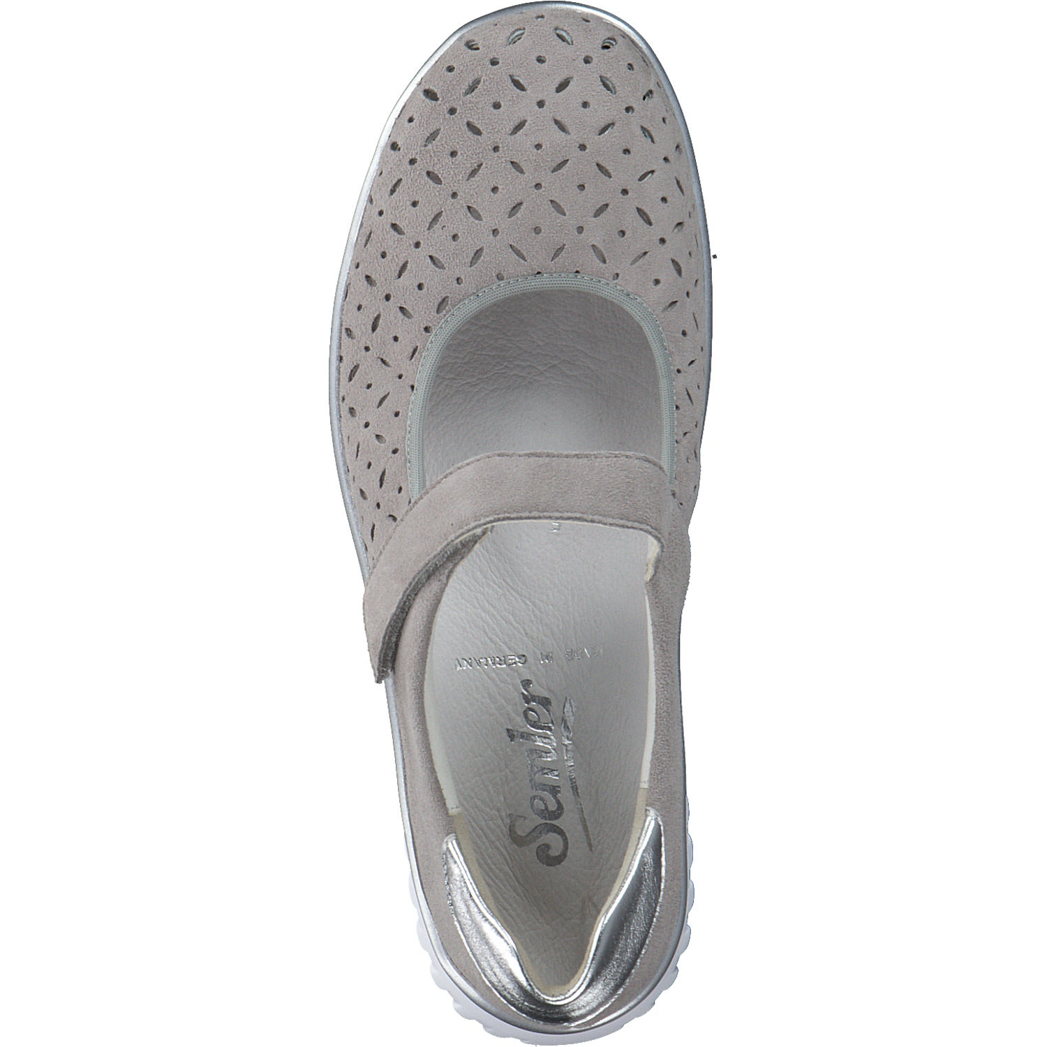 Semler Lena L5075471, Sneakers Low, Damen, Grau (Perle Silber)