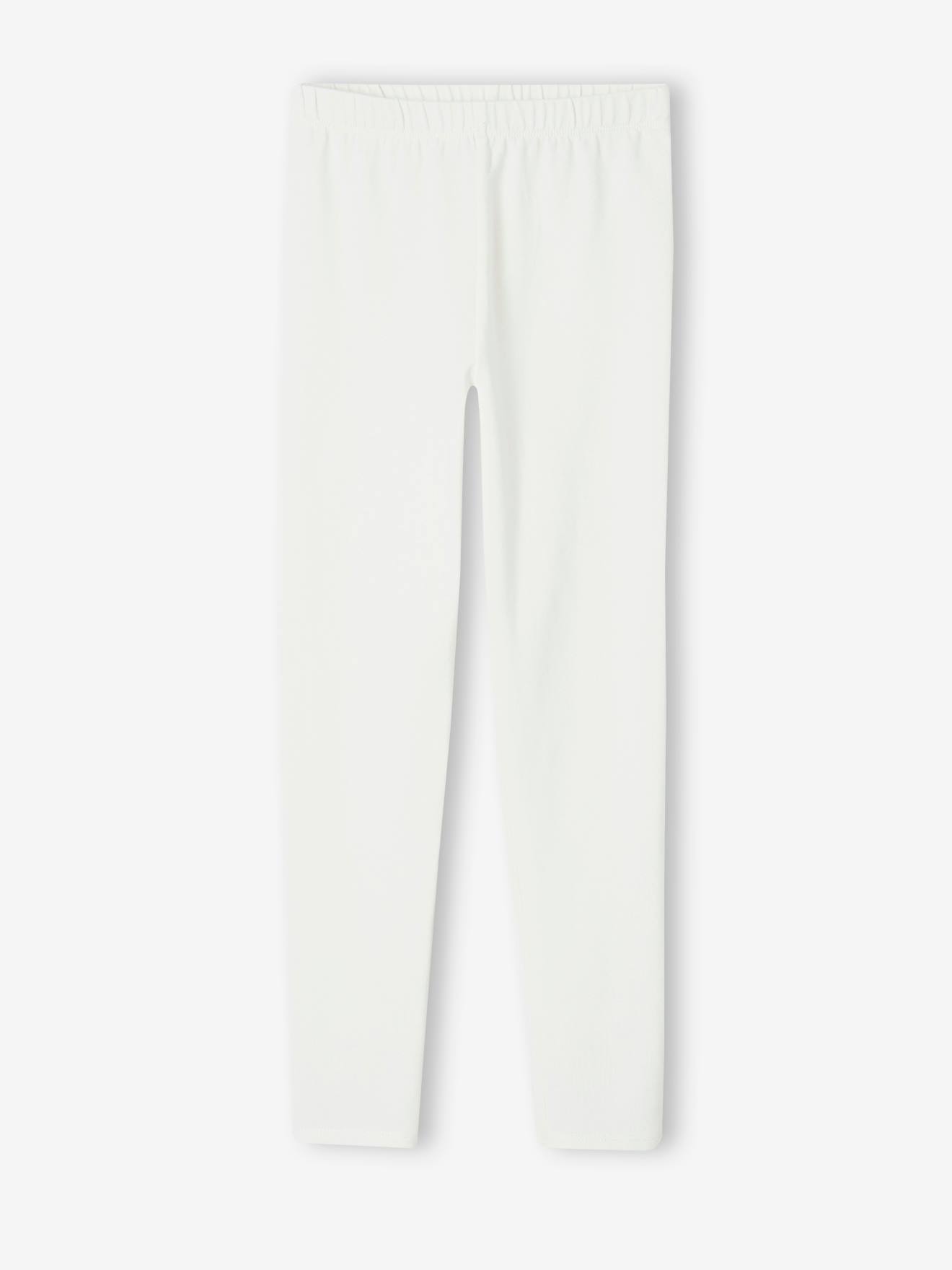 Vertbaudet 2er-Pack Mädchen Leggings BASIC - pack wollweiß kirschen