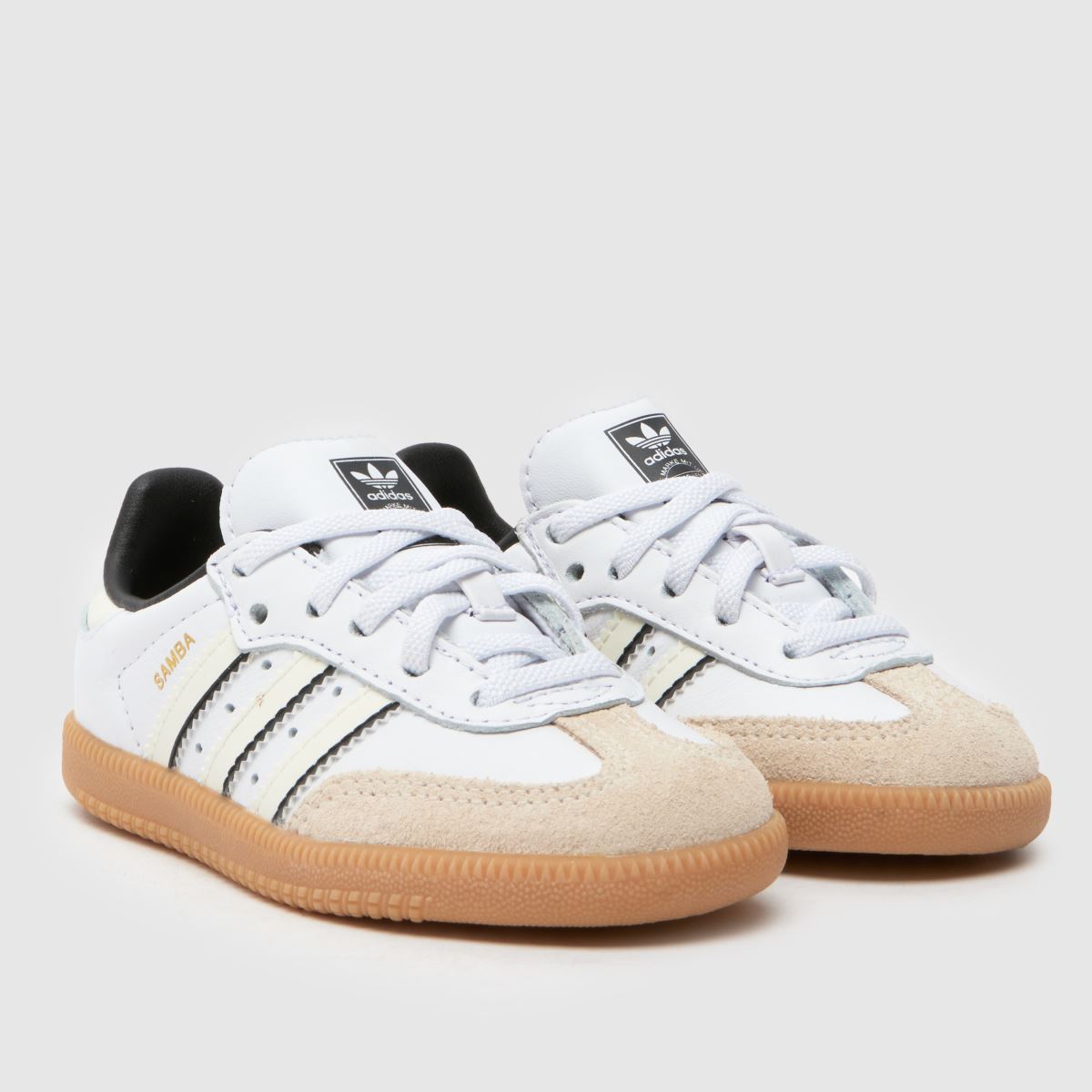 adidas fehér multifunkciós Samba és kisgyermek cipők