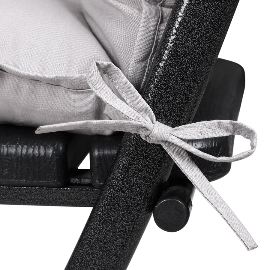 Casaria Detex® Sitzauflagen 2er-Set Grau 116x57x7cm