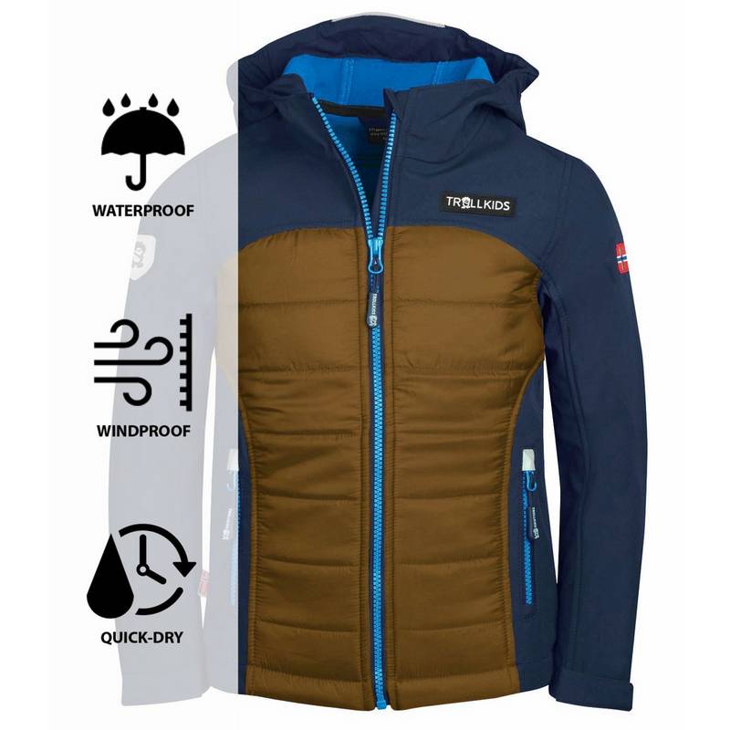 Trollkids Lysefjord Softshelljacke Kinder