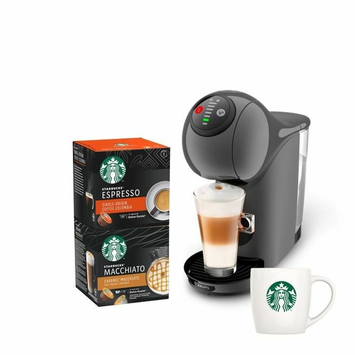 Krups Kapselmaschine Kapsel-Kaffeemaschine Krups DOLCE GUSTO YY4893FD 1500 W
