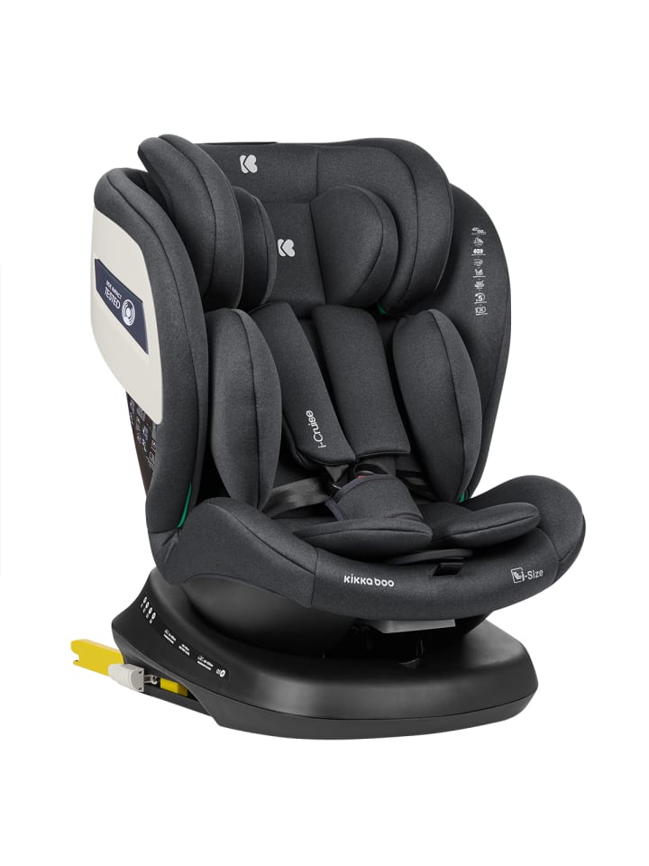 Kikkaboo Kindersitz i-Cruise i-Size in grau günstig kaufen onesize