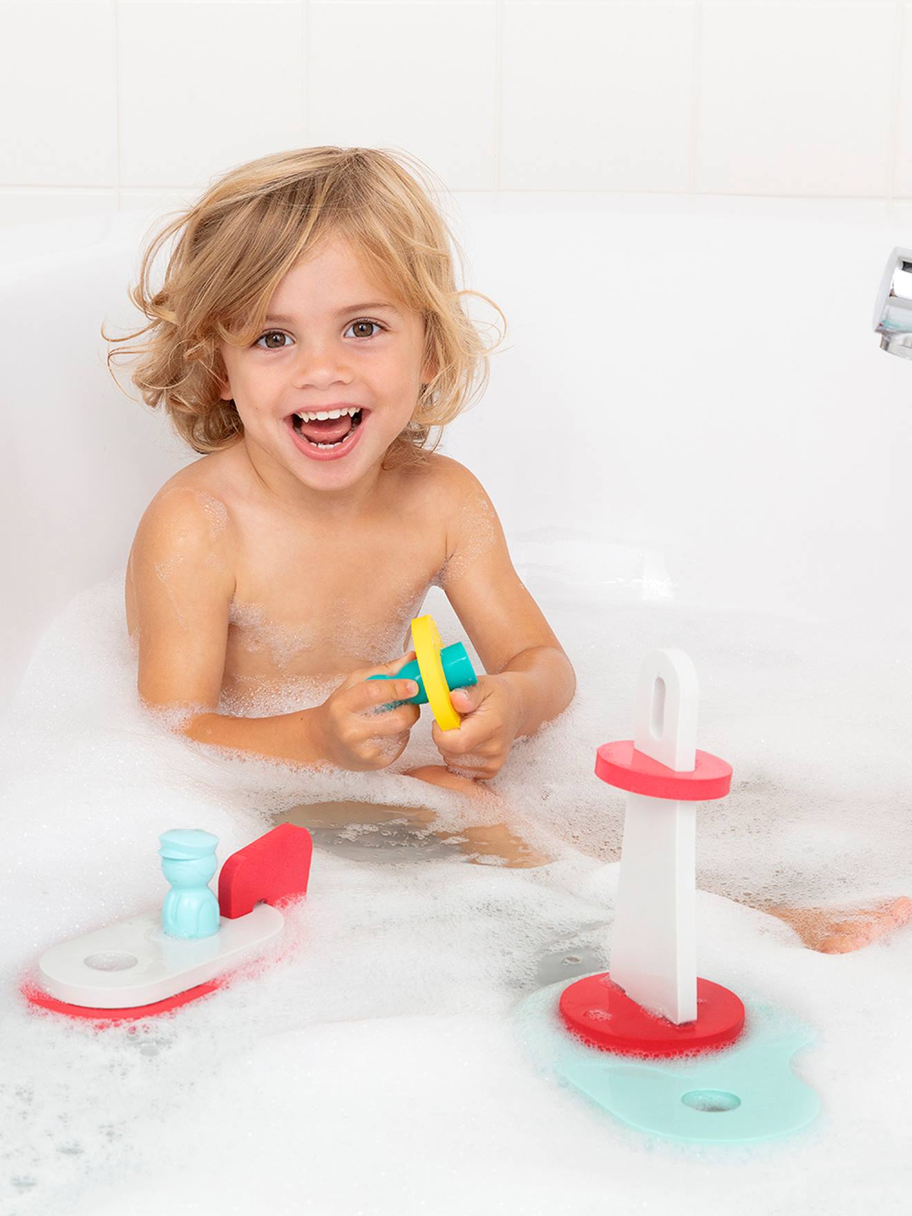 Quut Baby Badewannenpuzzle FRIENDS QUUT - mehrfarbig