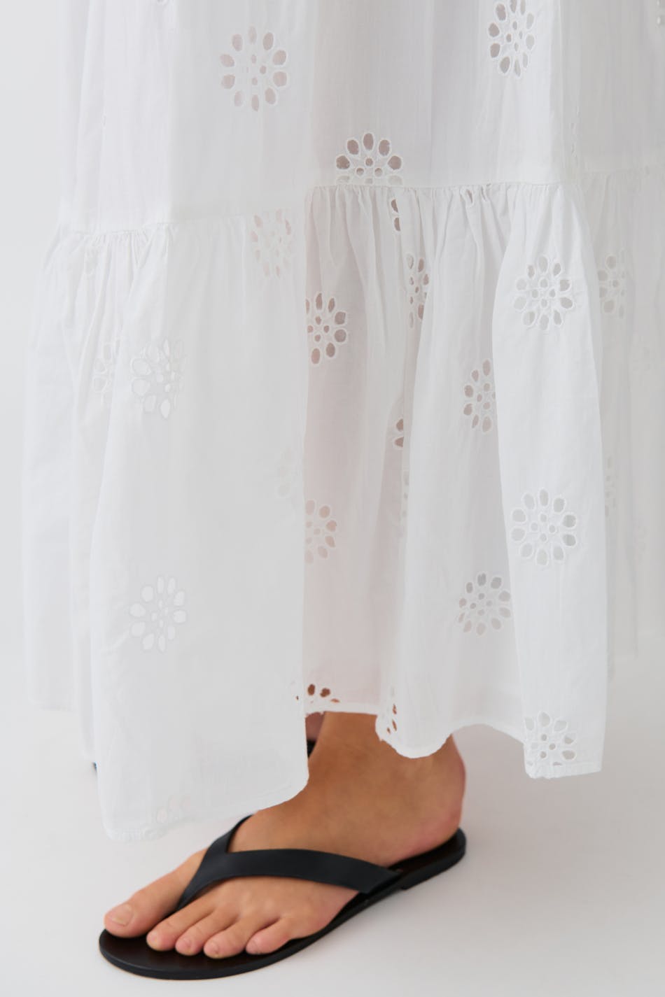 Anglaise maxi skirt
