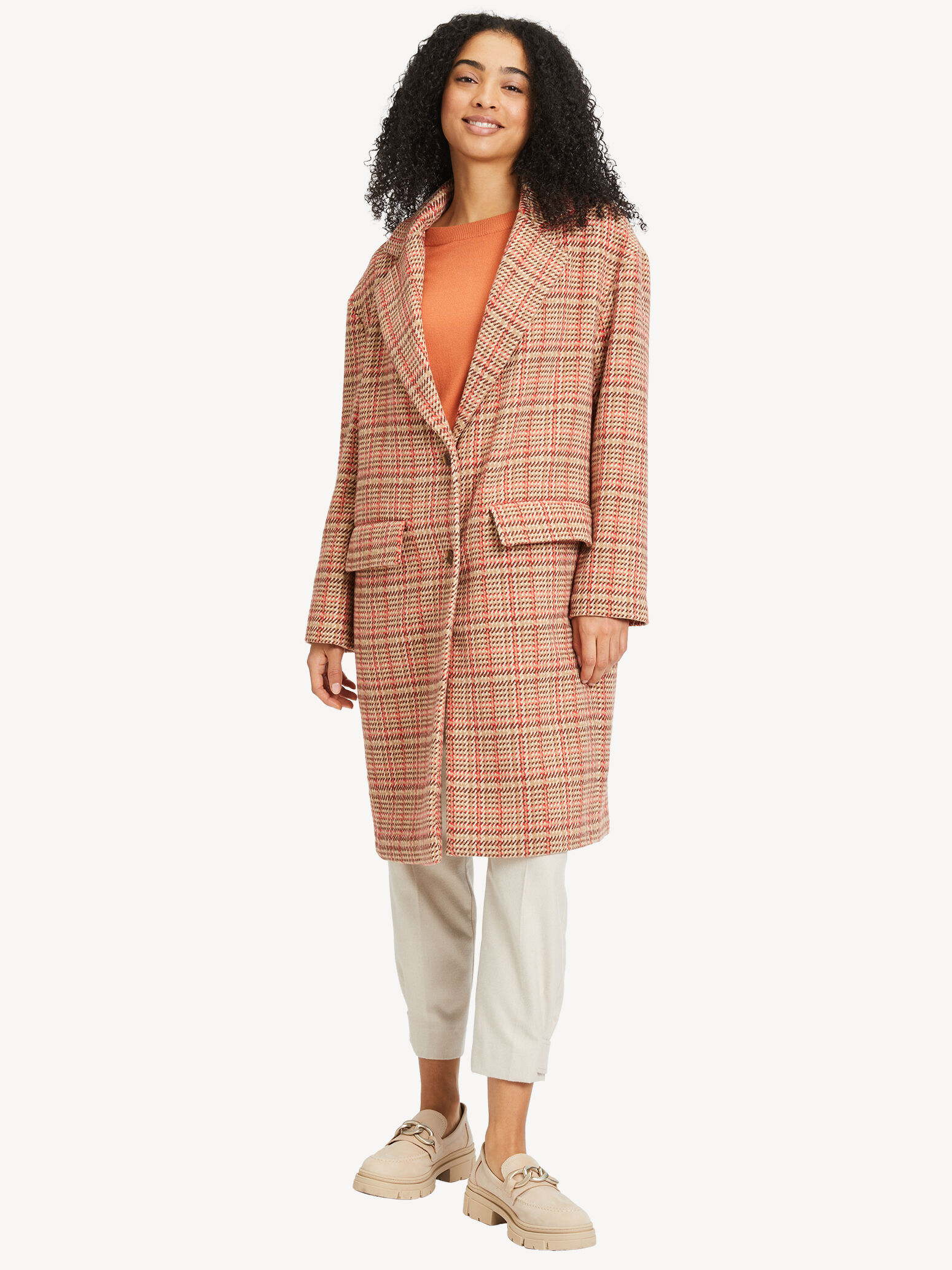 Trench - orange doublure chaude