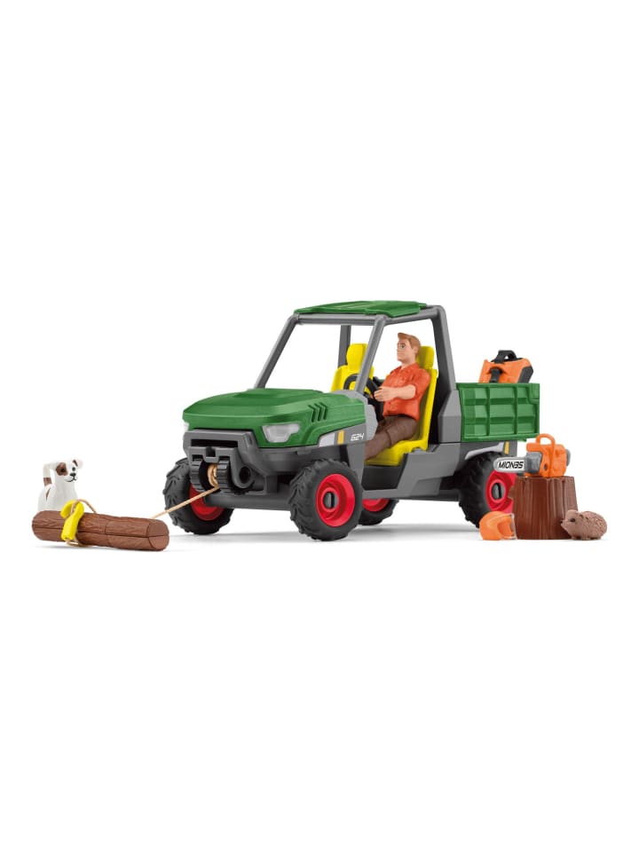 Schleich Farm World Waldbauer mit Fahrzeug in Mehrfarbig ab 3 Jahre günstig kaufen onesize