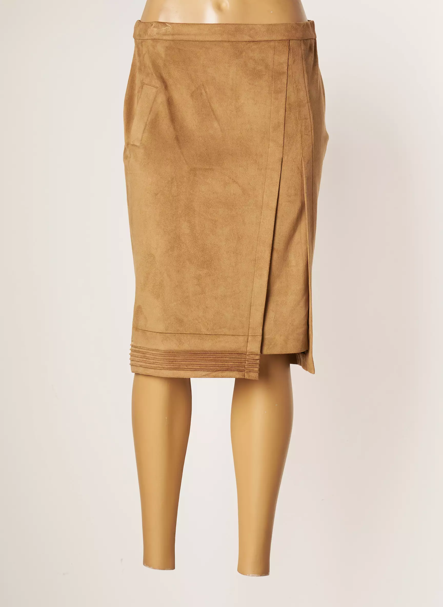 Jumfil Jupes Mi Longues Femme couleur marron
