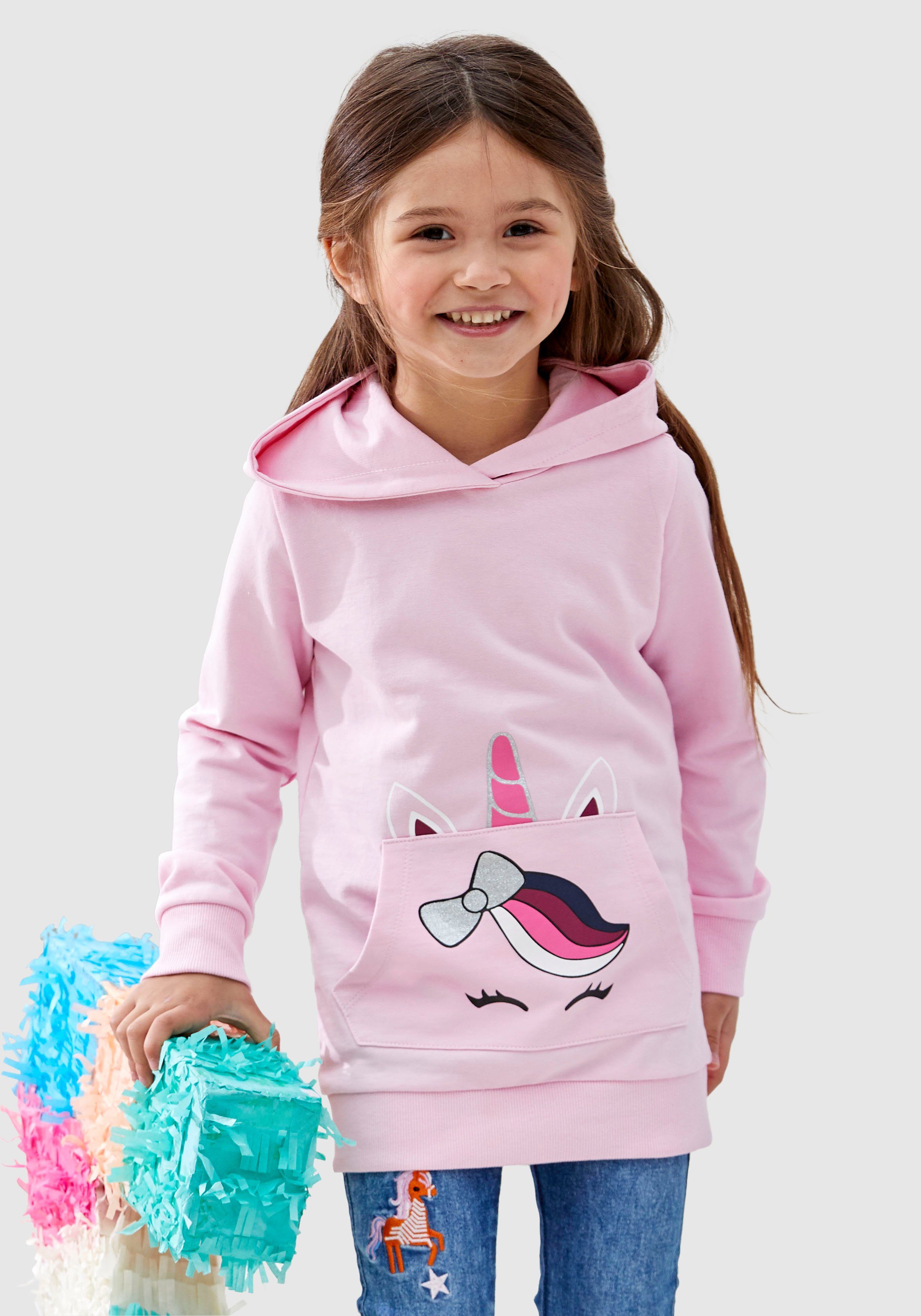 KIDSWORLD Longsweatshirt mit niedlichem Taschendruck