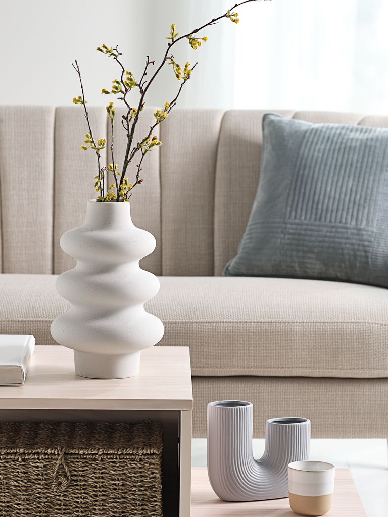 ALVIS ALVIS vase Ø20xH30cm hvit