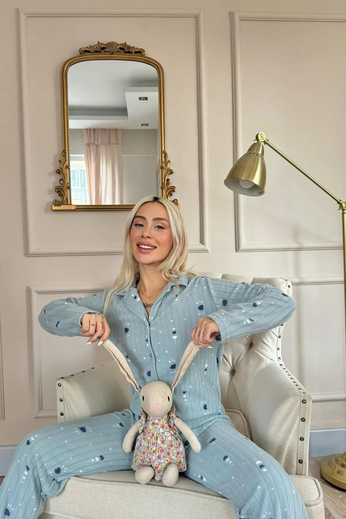 Pijamaevi  Pyjama set - Grün - Print