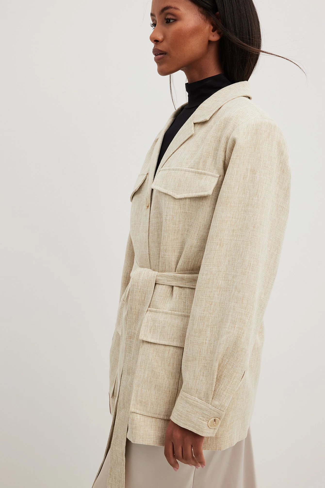 Jacke mit Fronttasche