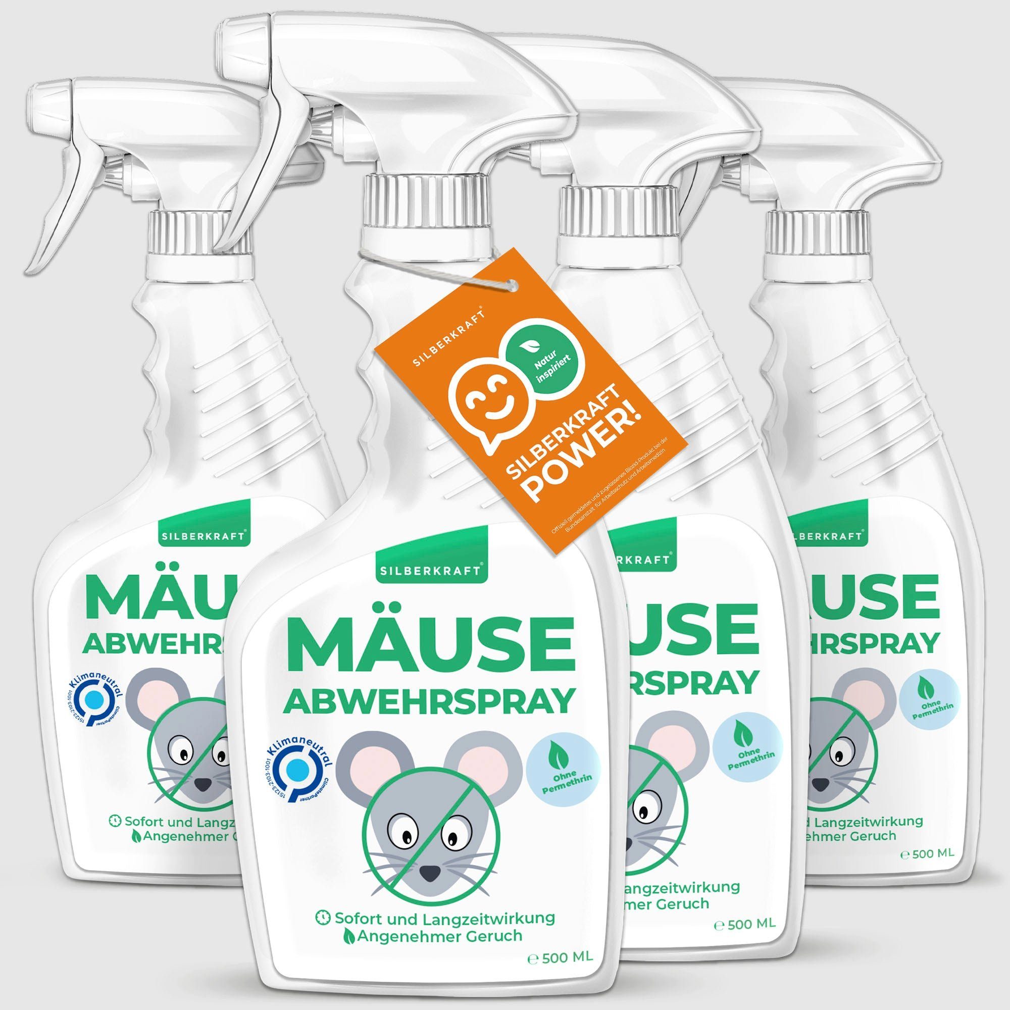 Silberkraft Insektenspray Mäuse-Abwehr-Spray, 500 ml, 1-St.