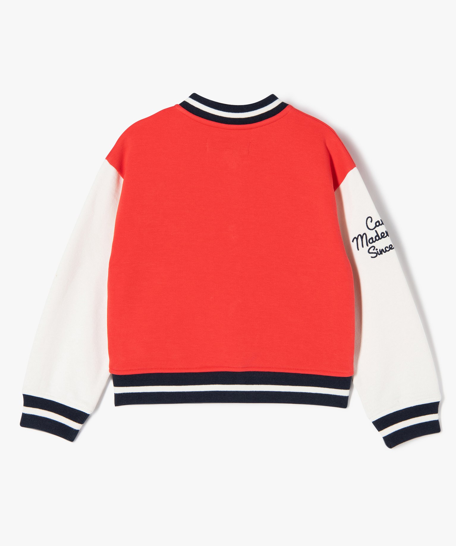 Veste sportswear à boutons-pression Garçon - Camps United rouge | GEMO
