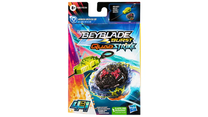 Hasbro - Beyblade Burst QuadStrike Starter Pack, 1 Stück, sortiert