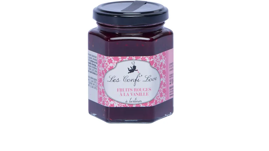 Quai Sud Aufstrich Rote Früchte mit Vanille im Glas 210 g
