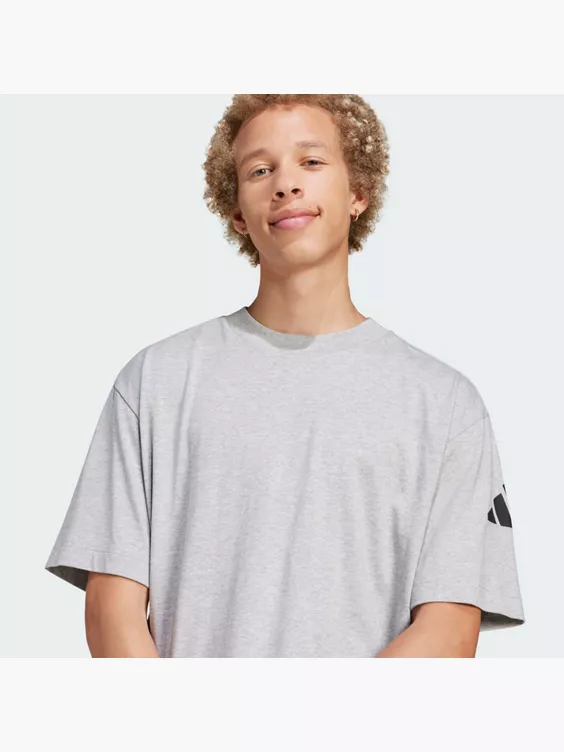adidas Essentials Loose Fit 3 Bar Logo T-Shirt