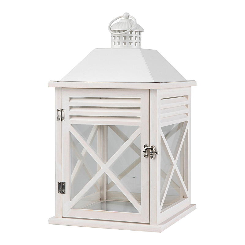 Home Trelykt s/2 31/42 cm hvitmalt