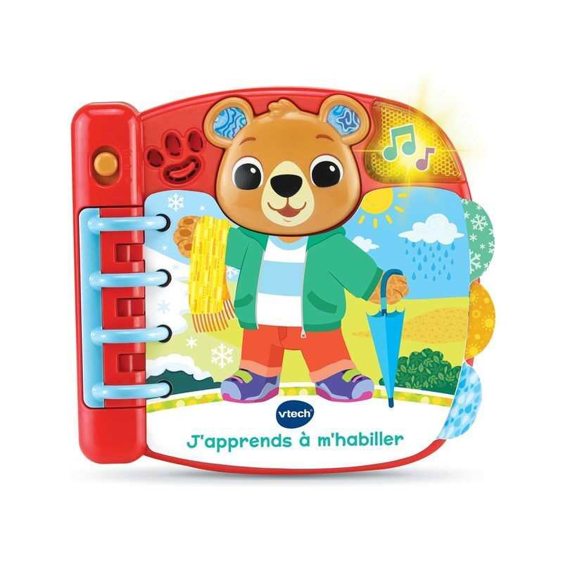 Livre J'apprends à m'habiller Vtech
