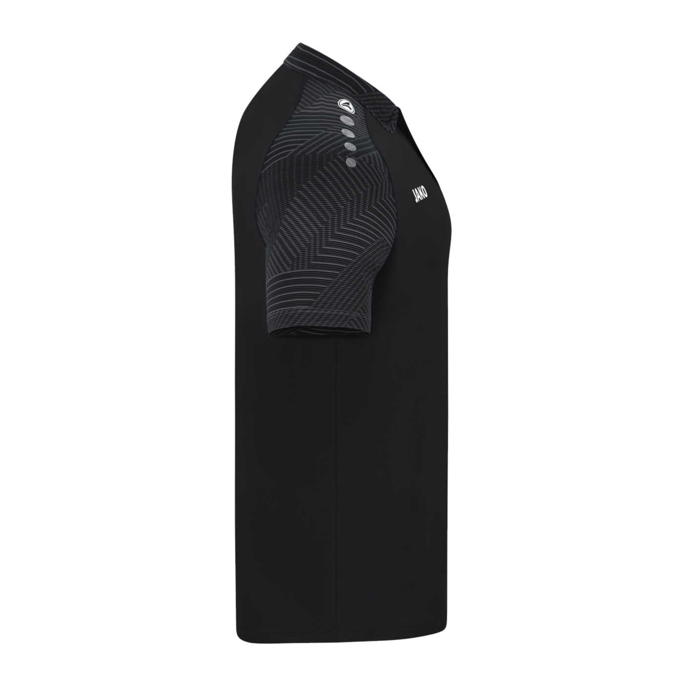 JAKO Performance Polo Kids Schwarz Grau F804