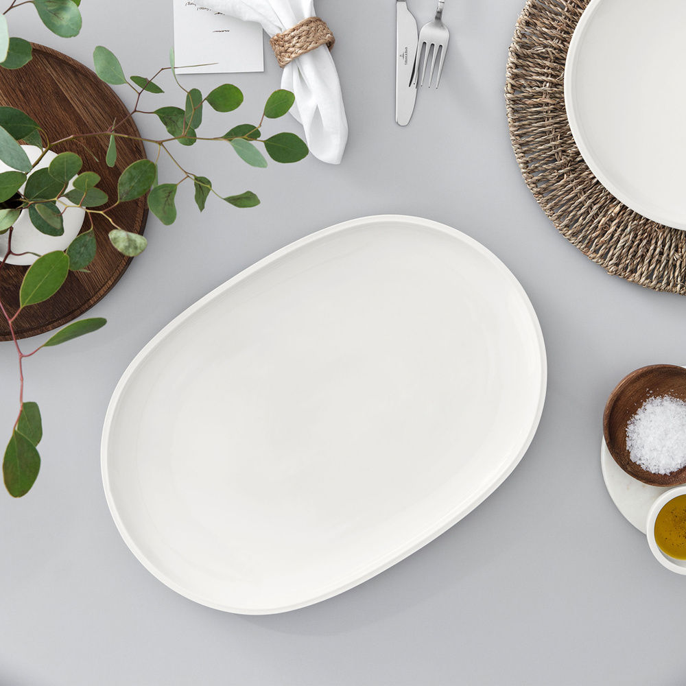 Villeroy & Boch Assiette à poisson ovale Artesano Original Assiette