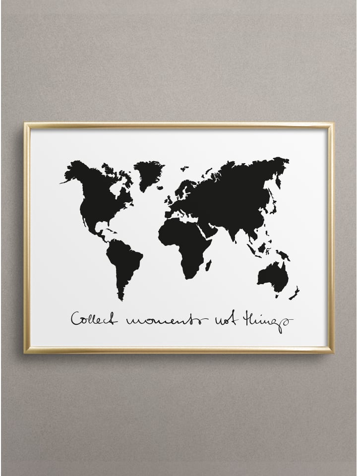 Tales by Jen Poster / Kunstdruck „Collect moments, not things“ I Ohne Rahmen günstig kaufen