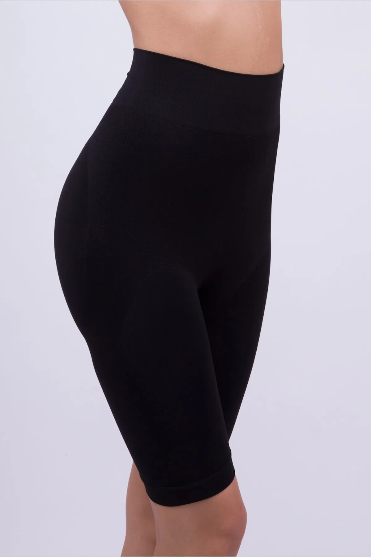 AYYILDIZ  227 Schwarzes langes Korsett mit hoher Taille