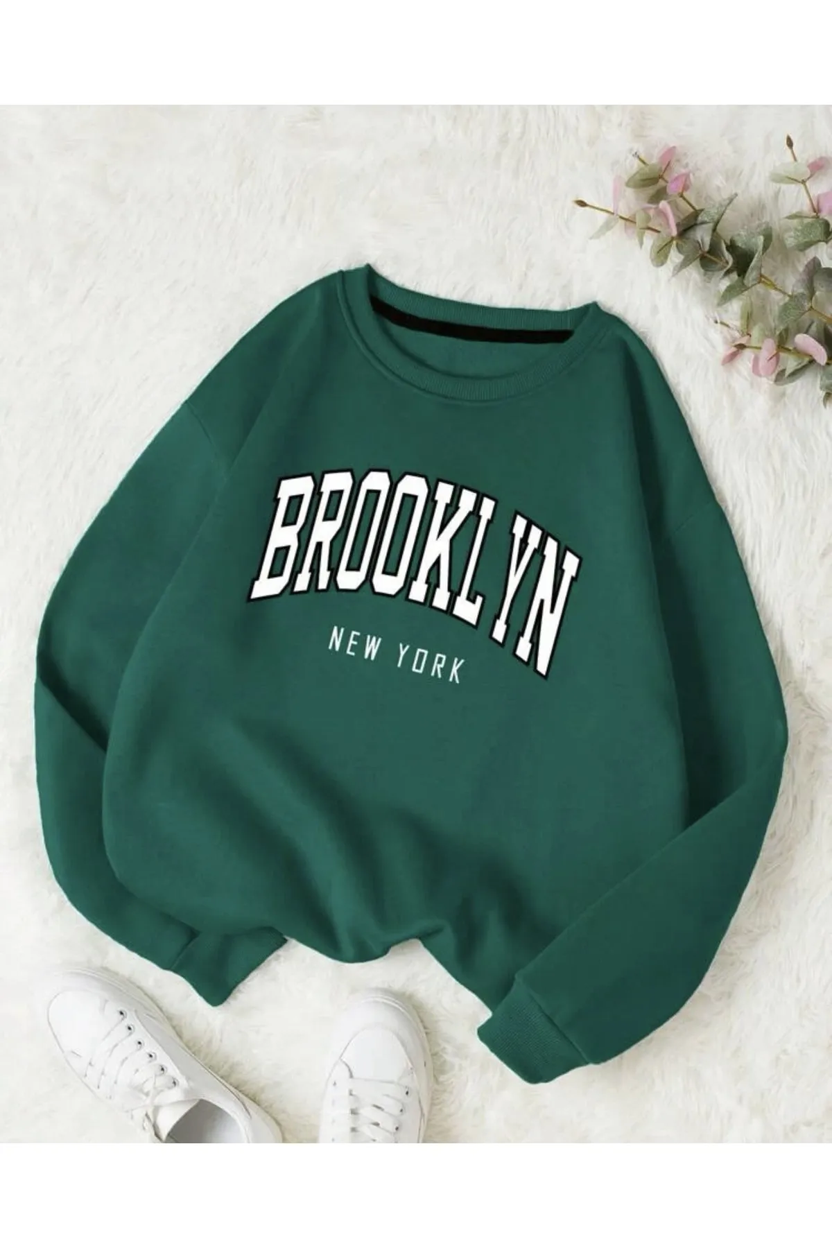MOONBULL  Übergroßes Unisex-Sweatshirt mit Nefri Bronklyn-Print