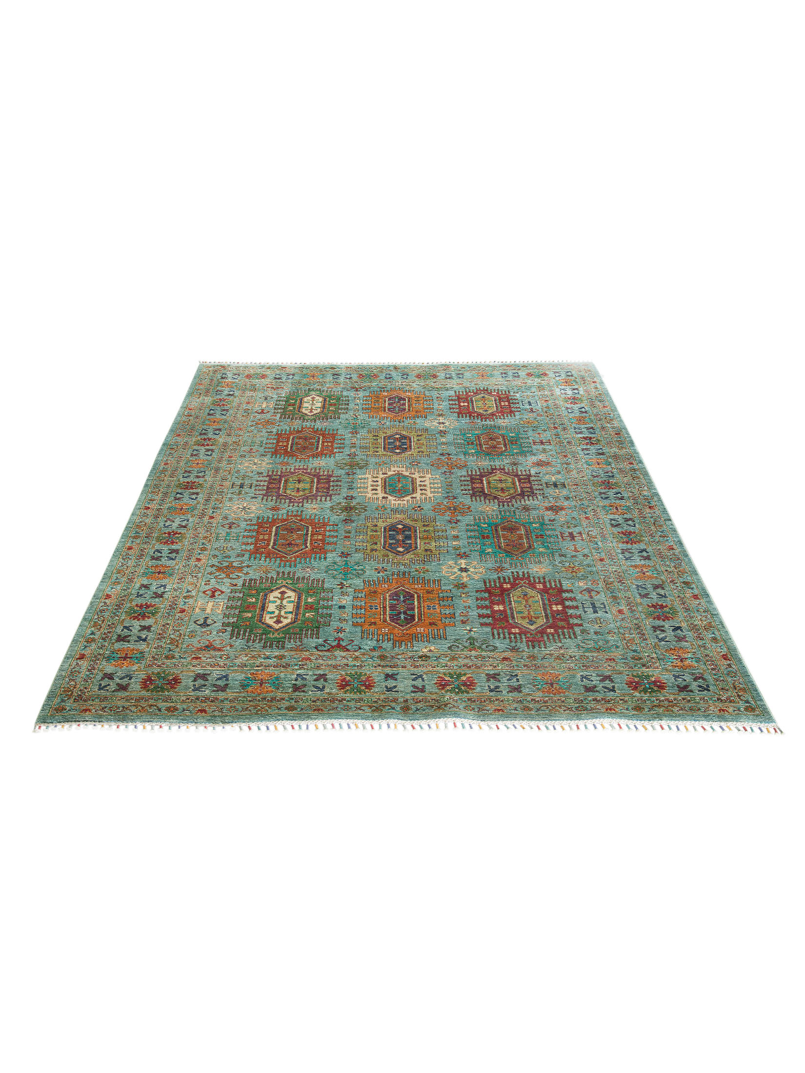 Kazak Ghazni ca. 214 x 301 cm, Unikat / Einzelstück