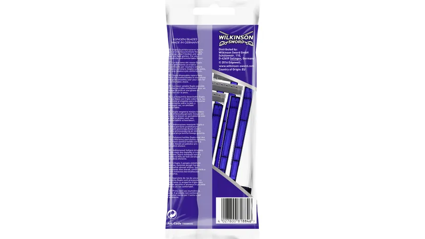 WILKINSON SWORD Duplo Einwegrasierer