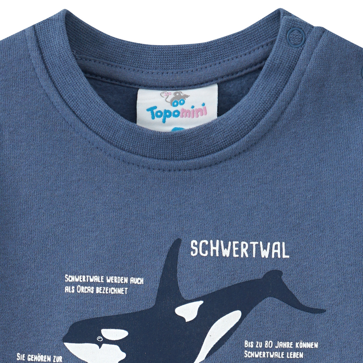 Baby Sweatshirt mit Schwertwal-Motiv
