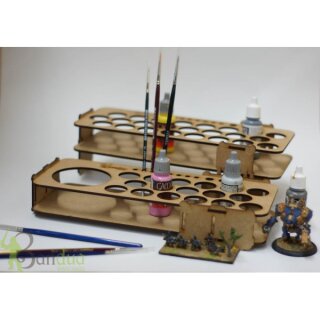 Farbständer Set Vallejo 41 Farben (Pack Shelves ZEL)