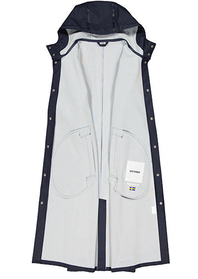 STUTTERHEIM, Regenmantel, PVC wasserdicht, navy