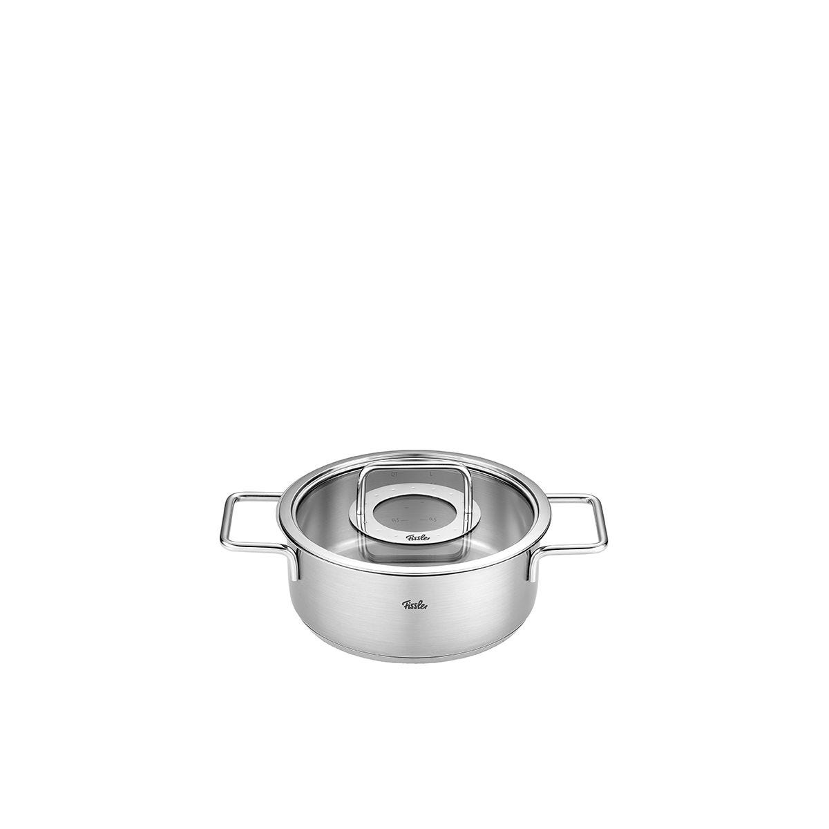 Fissler Pure Collection Bratentopf mit Glasdeckel