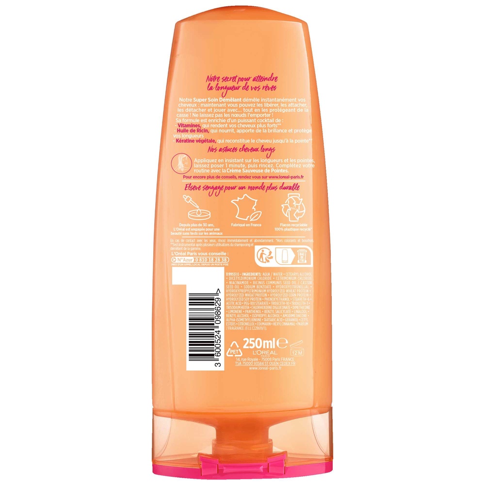 L'Oréal Paris Paris Elseve Démêlant Dream Long 250ml Après-shampoing démêlant