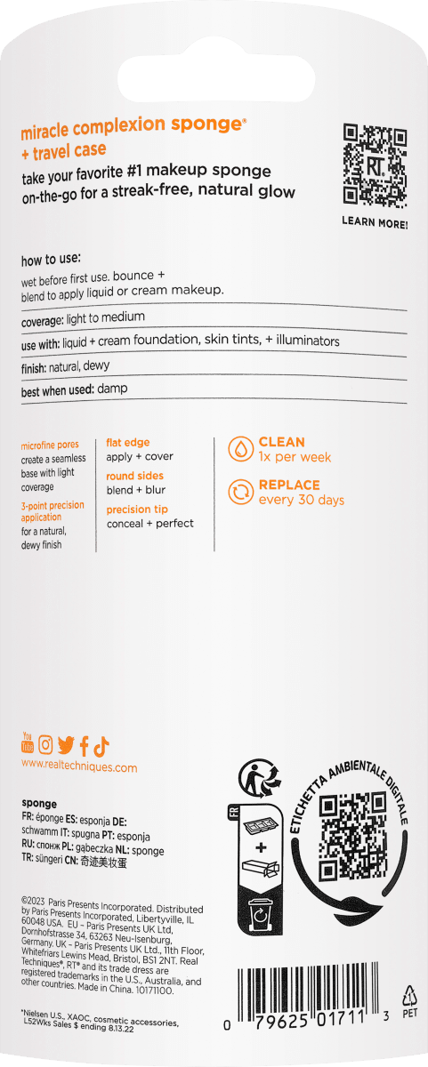 Make-Up Schwamm Miracle Complexion mit  Case, 1 St