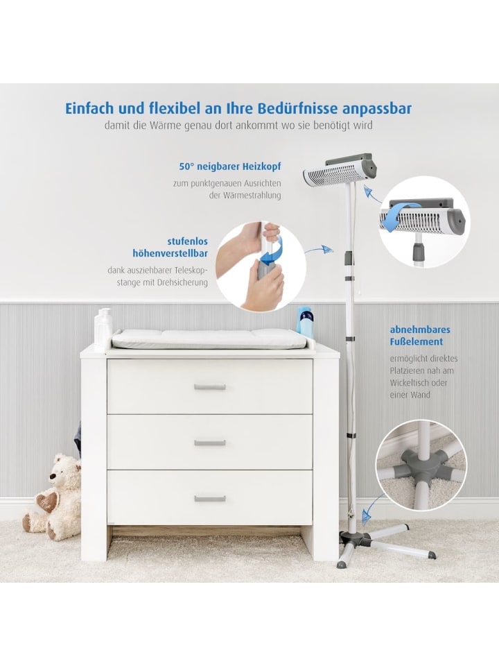Reer Reer 19050 EasyHeat Flex Wickeltisch-Wärmestrahler günstig kaufen onesize